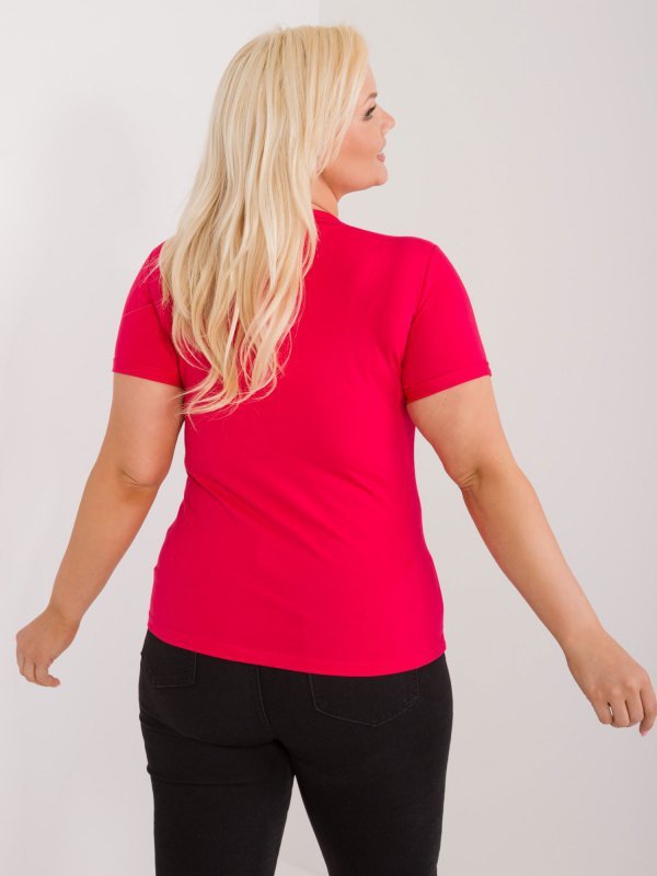 T-shirt-RV-TS-9481.60-czerwony rozmiar - ONE SIZE