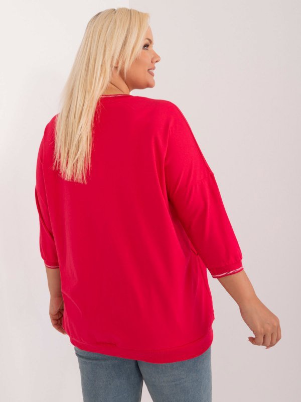Bluzka-RV-BZ-9360.85-czerwony rozmiar - ONE SIZE