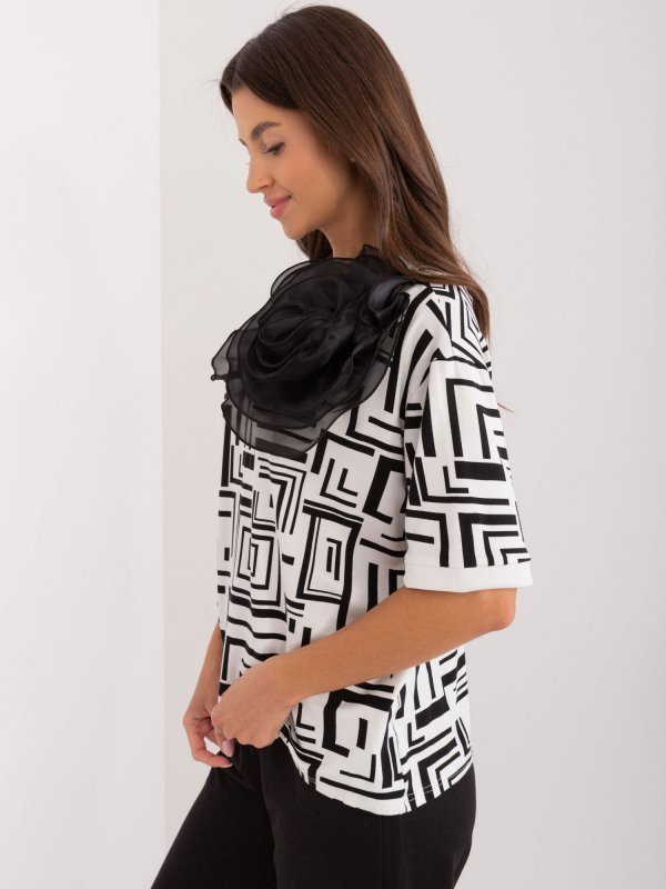 Bluzka-LK-BZ-509697.27-ecru rozmiar - ONE SIZE