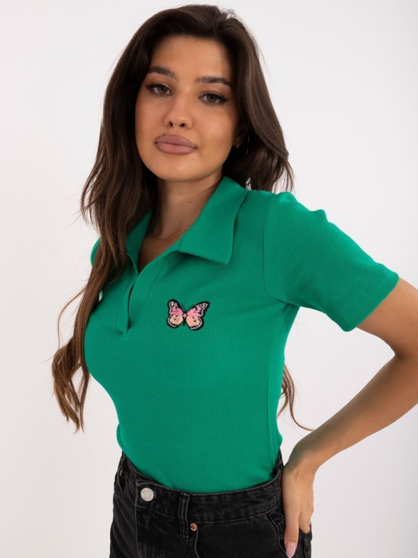 Bluzka-FN-BZ-4712.33-zielony rozmiar - ONE SIZE