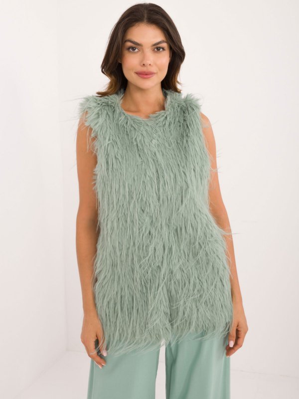 Kamizelka-AT-KZ-2349-1.18-pistacjowy rozmiar - L/XL