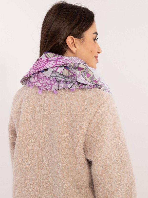 Chustka-AT-CH-EC571.53-fioletowy rozmiar - ONE SIZE