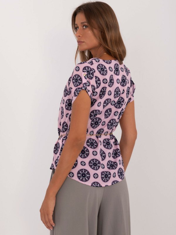 Bluzka-LK-BZ-505775.00-jasny różowy rozmiar - 38