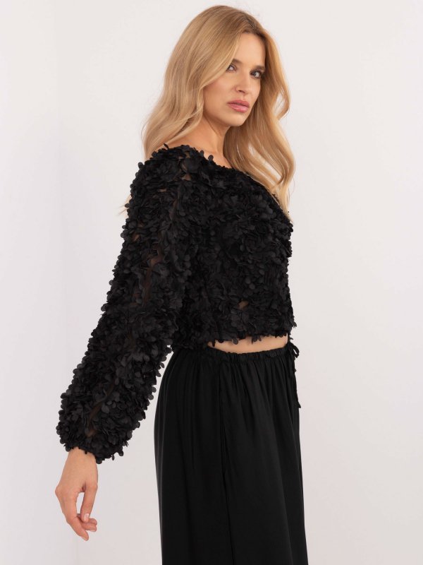 Bluzka-MI-BZ-26158.20-czarny rozmiar - ONE SIZE