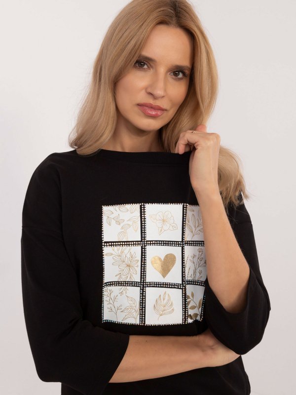 Bluzka-CLM-BZ-1268.67-czarny rozmiar - S