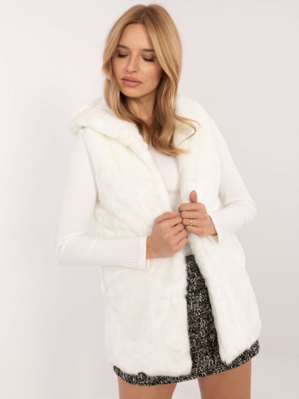 Kamizelka-AT-KZ-05201.95P-ecru rozmiar - M/L