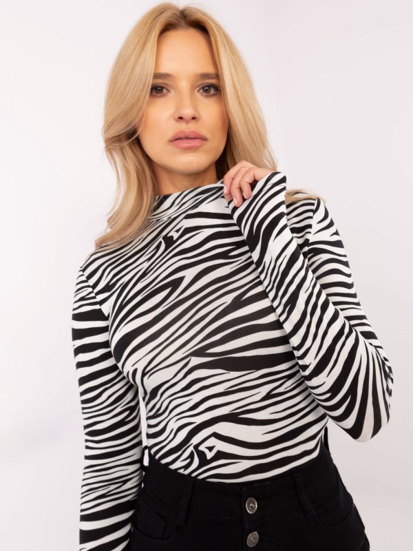 Bluzka-CLM-BZ-1417-2.90-czarno-biały rozmiar - XL