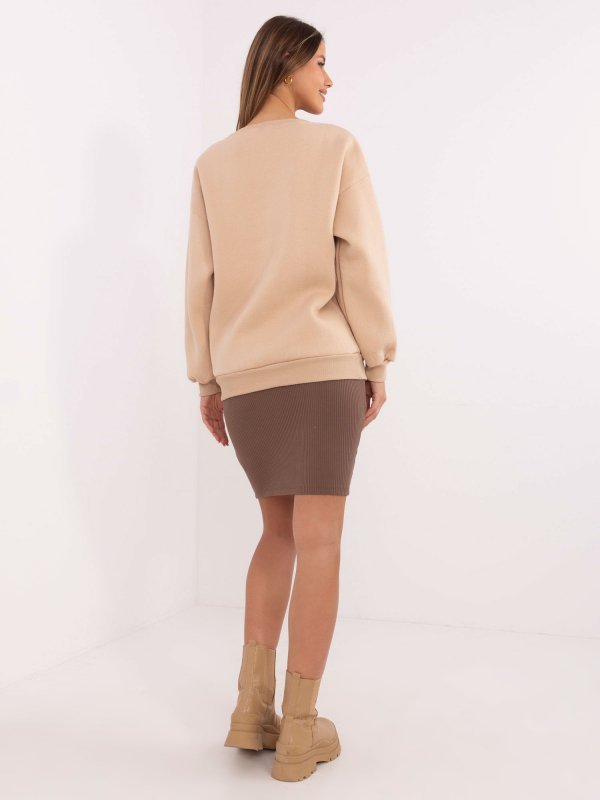 Bluza-EM-BL-617-15.55P-beżowy rozmiar - ONE SIZE