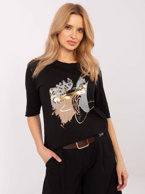 Bluzka-CLM-BZ-0119.36-czarny rozmiar - XL