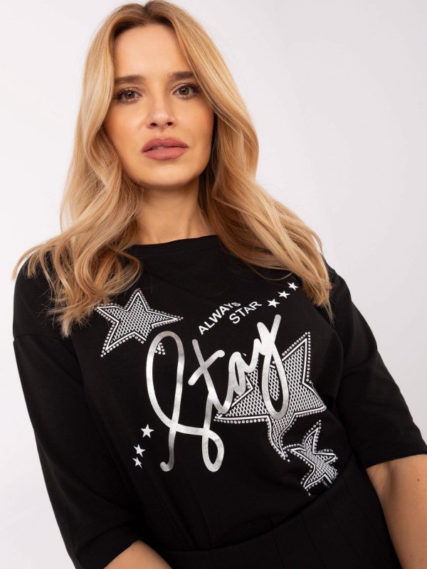 Bluzka-CLM-BZ-0016.84-czarny rozmiar - XL