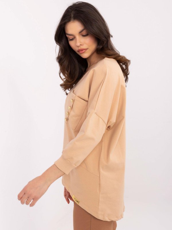 Bluzka-CLM-BZ-1263.49-camelowy rozmiar - L