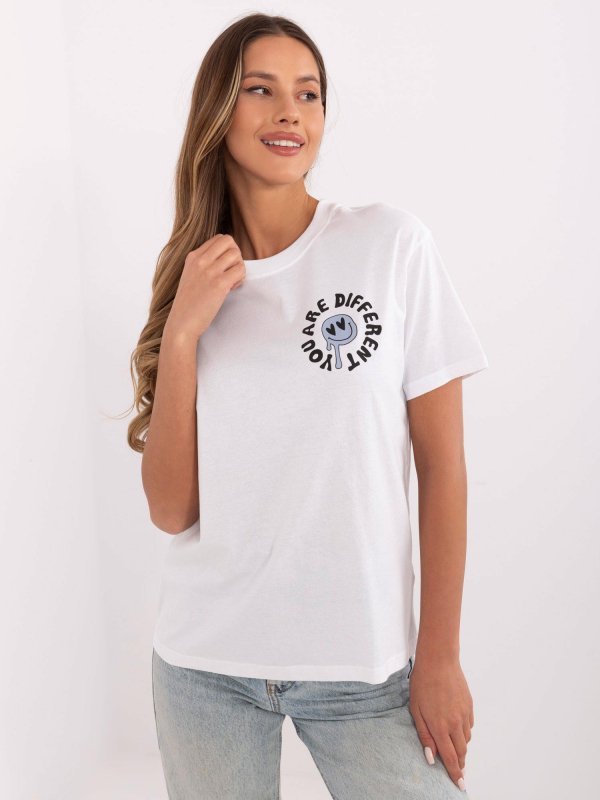 T-shirt-D12022AC02645E-biały rozmiar - XL