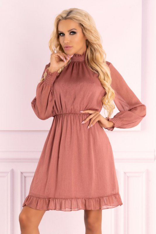 Sukienka Collya Dusty Rose F19-D73 rozmiar - 2XL