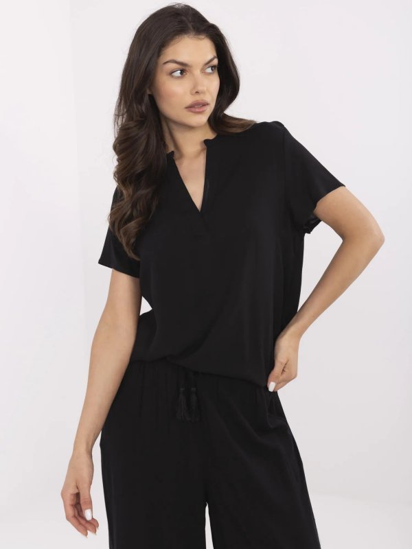 Bluzka-D73761M11173A-czarny rozmiar - XXL