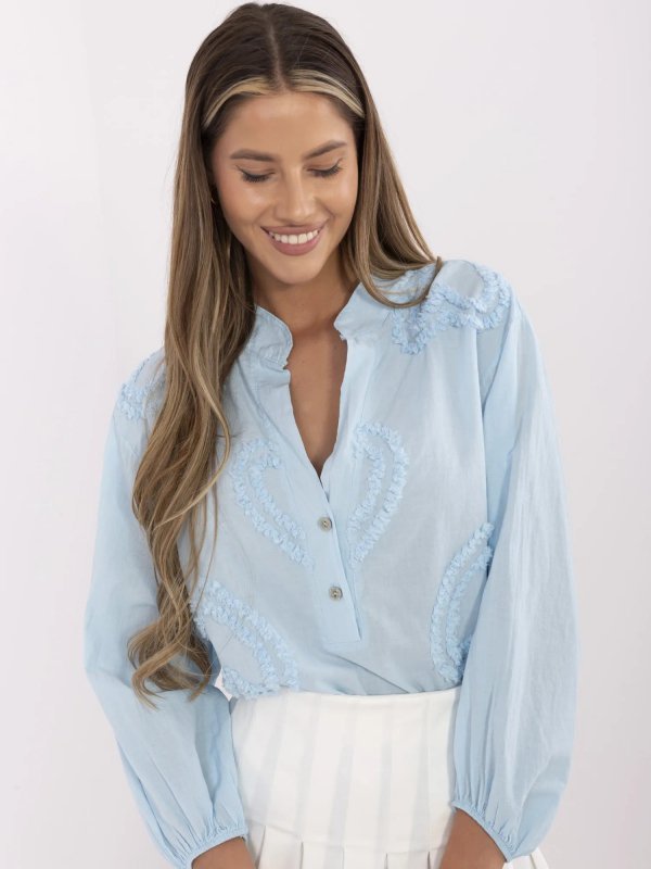 Bluzka-TW-KS-BI-3145.67-jasny niebieski rozmiar - XL