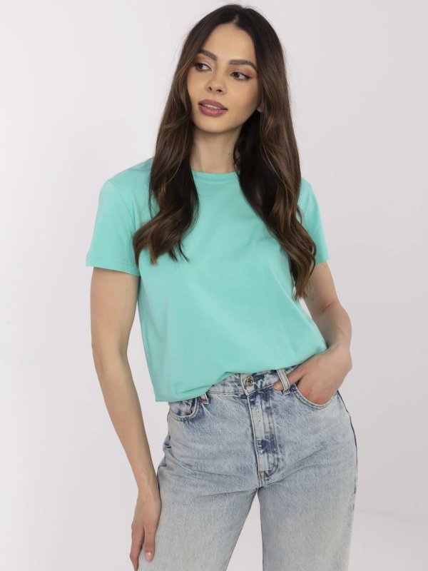 T-shirt-CLM-TS-1640.87-turkusowy rozmiar - XL