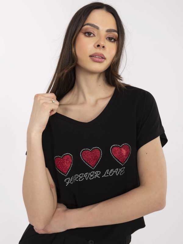 T-shirt-CLM-TS-1708.83-czarny rozmiar - M