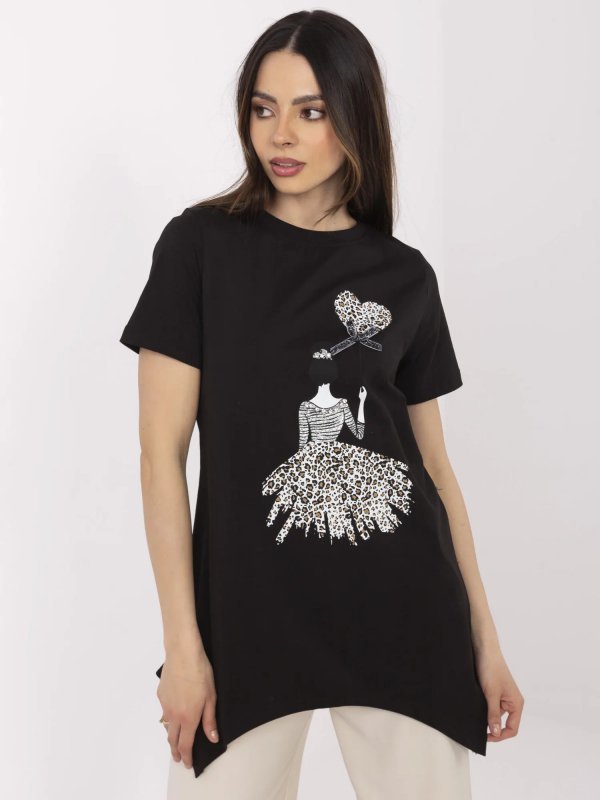 Bluzka-CLM-BZ-1702.89-czarny rozmiar - XL