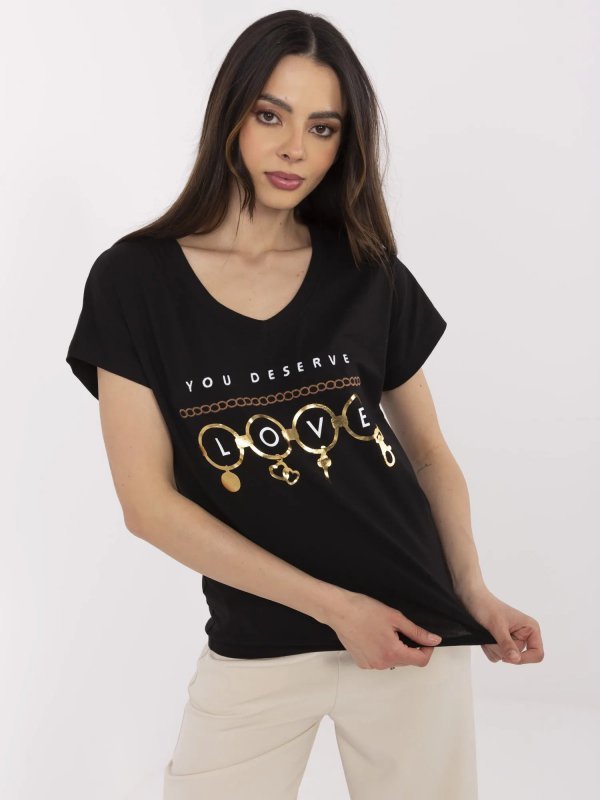 T-shirt-CLM-TS-1729.86-czarny rozmiar - XL