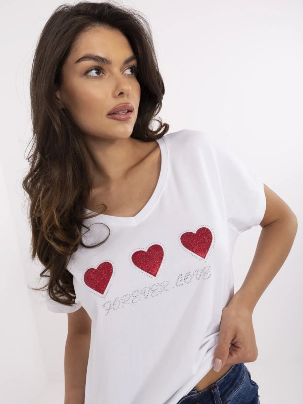 T-shirt-CLM-TS-1708.83-biały rozmiar - XL
