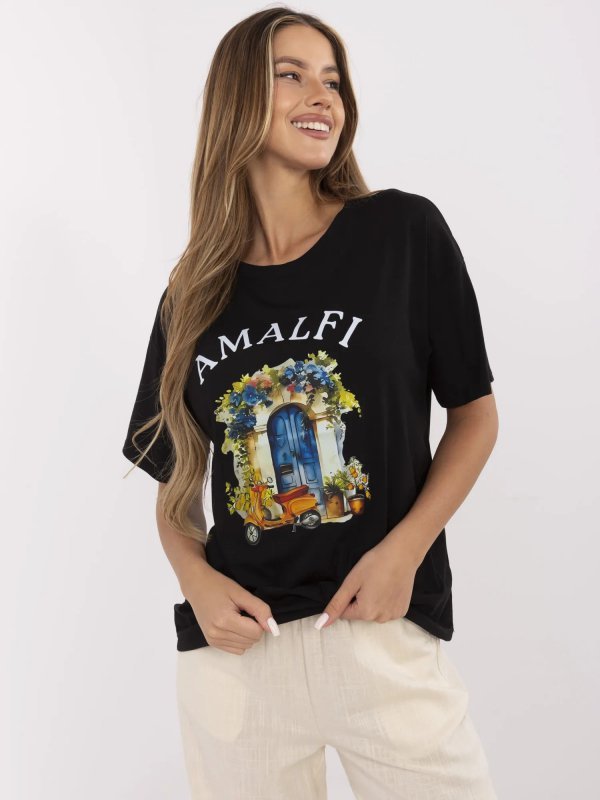 T-shirt-MI-TS-M3221G.75-czarny rozmiar - ONE SIZE