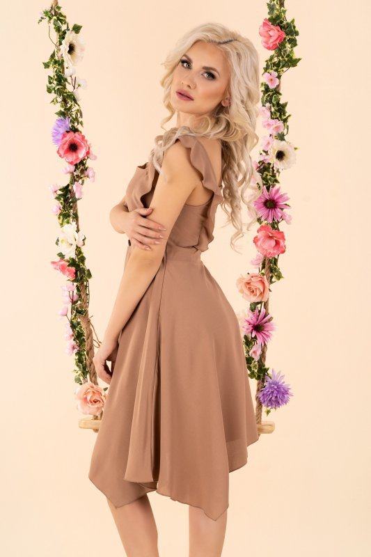 Sukienka Quellama Coffee D54 rozmiar - XL