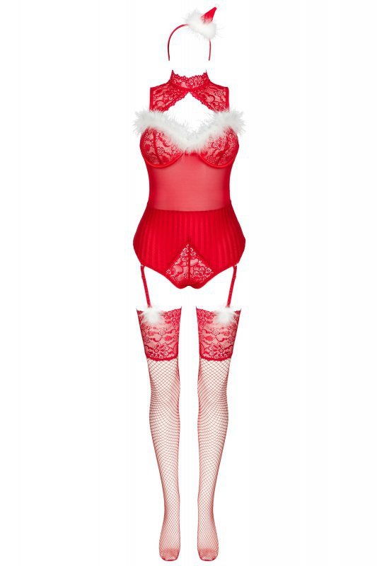 Strój Mikołajki Przebrania Limpid Snowflakes LC 90604 rozmiar - L/XL