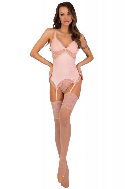 Gorset Persinne Peach Brzoskwiniowy Emporio Collection LivCo Corsetti Fashion rozmiar - L/XL