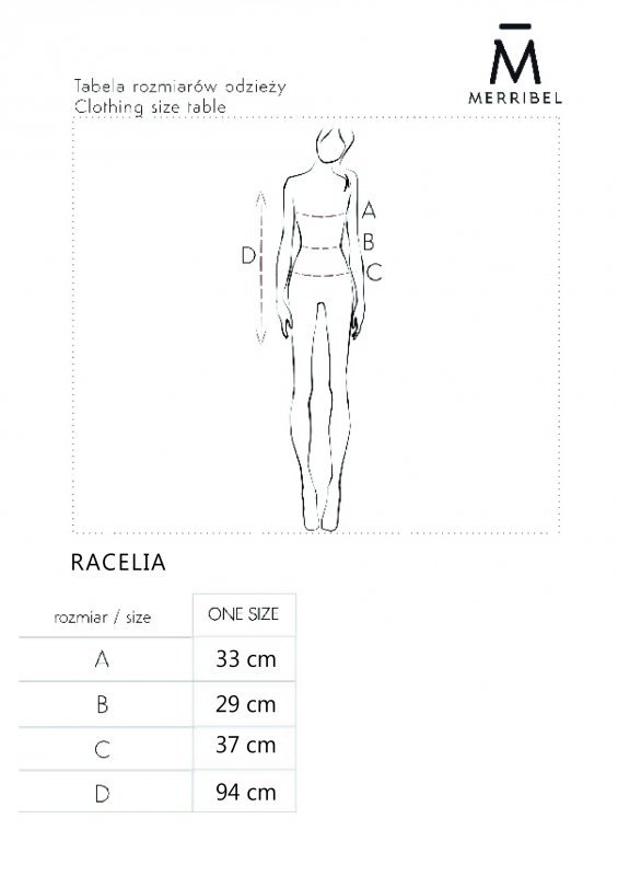 Sukienka Racelia Black rozmiar - ONE SIZE
