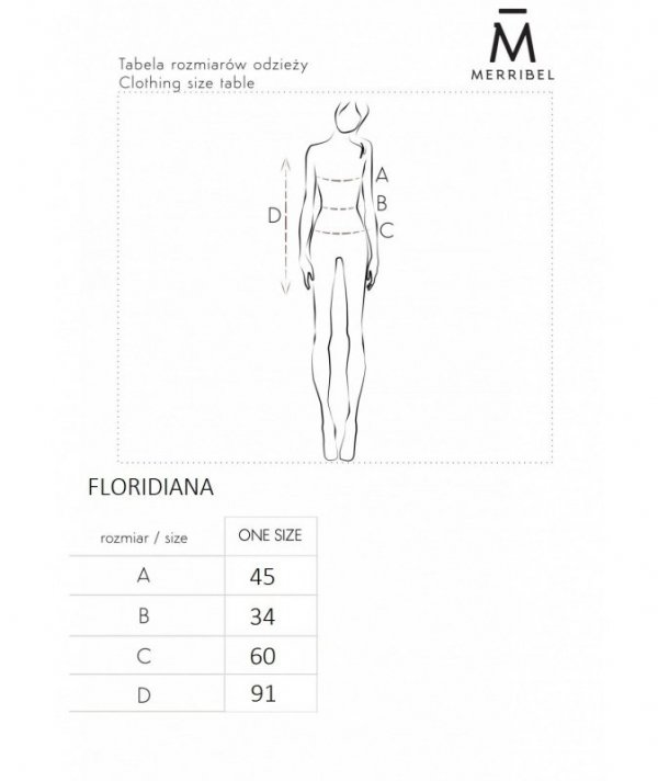 Sukienka Floridiana Blue rozmiar - ONE SIZE