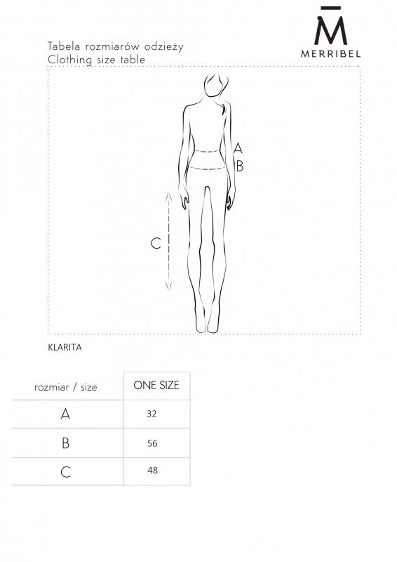 Merribel plisowana krótka spódniczka Klarita Różowa/Pink rozmiar - ONE SIZE