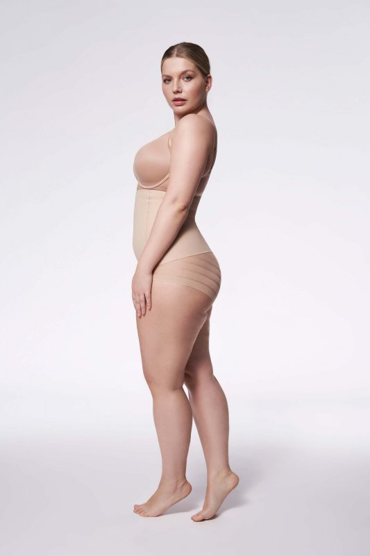 Figi 141 Mesh High-Waist Panty Naturalne