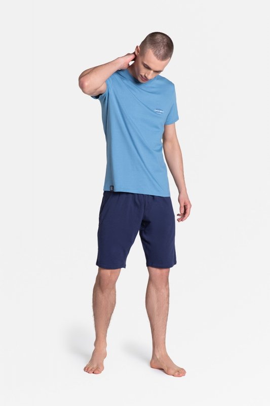 Piżama Męska Model Duty 38881-95X Blue/Navy - Henderson