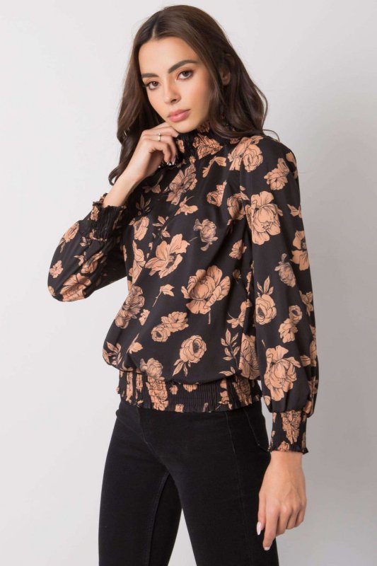 Bluzka Model DHJ-BZ-8501.79 Black/Beige - Italy Moda