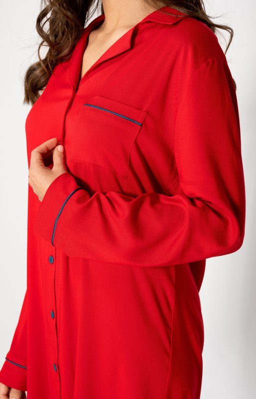 Koszulka nocna Koszula Nocna Model The One 223482 Red - Momenti Per Me