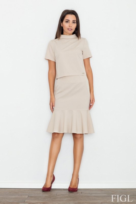 Bluzka Model M542 Beige - Figl
