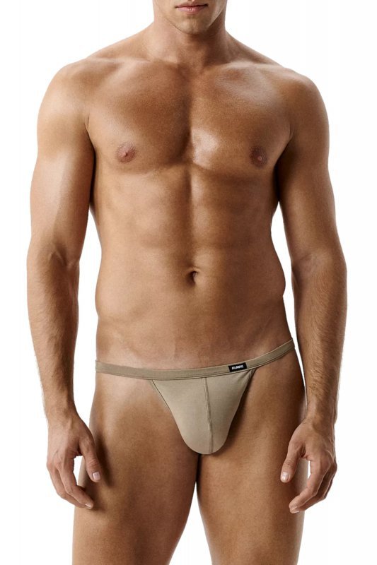 Atlantic Slipy tanga 2MP 1587 2-pak beżowe