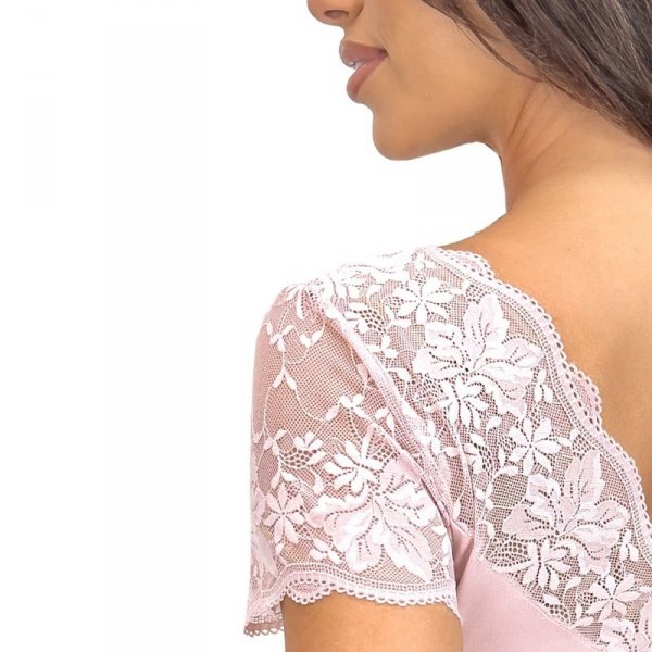 Donna Koszula nocna Sonia pudrowy róż plus