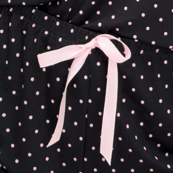 Donna Piżama damska Pati top czarna