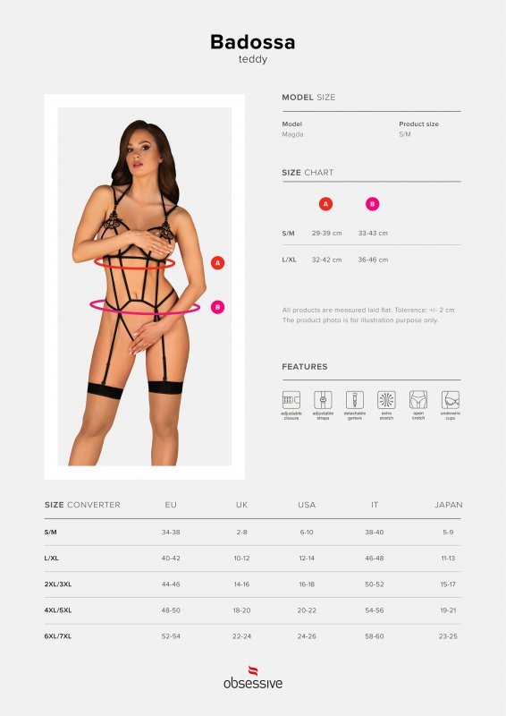 Obsessive Body otwarte Badossa czarne