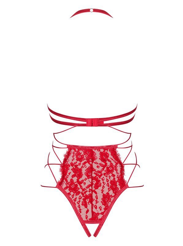 Obsessive Body otwarte Rediosa czerwone