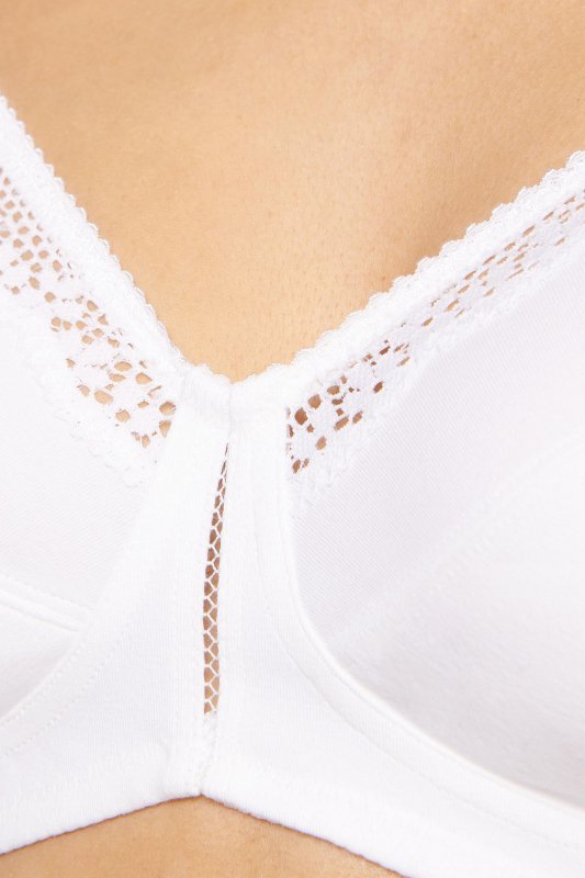Triumph Biustonosz Cotton Beauty N biały