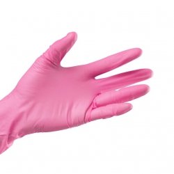Nitryl-Handschuhe PINK Gr. S