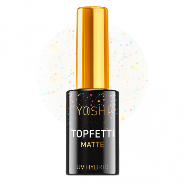 Yoshi UV TOP Topfetti Matte 10 ml