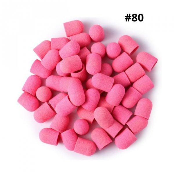  Schleifkappen 13mm Körnung 80  / 10st.