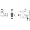 Bęben automatyczny INOX - 200 bar - 30 m