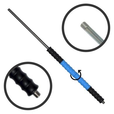 Lanca prosta Iso 77 - 700 mm black- blue- black