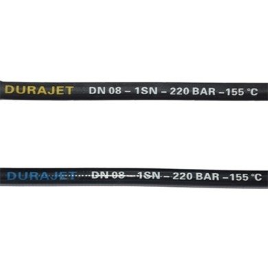 Wąż ciśnieniowy DURAJET DN8*1 220 bar Black