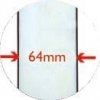 WIKĘD Drzwi Zewnętrzne EXPERT 64 mm grubości Wzór 37 Antracyt + OŚCIEŻNICA THERMO 