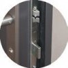 WIKĘD Drzwi Zewnętrzne EXPERT 64 mm grubości Wzór 42 Antracyt + OŚCIEŻNICA THERMO 